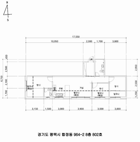 2025타경41465 경기도 평택시 평택5로34번길 7, 파빌리온빌라 8층 802호 다세대(빌라)[공급27평형] 경매 이미지