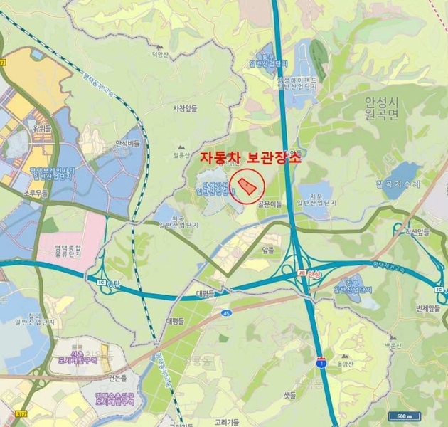 2025타경42092 경기도 안성시 원곡면 내가천리 12-3, 롯데렌탈안성경매장 토미메가1.5톤크레인집게차 경매 이미지
