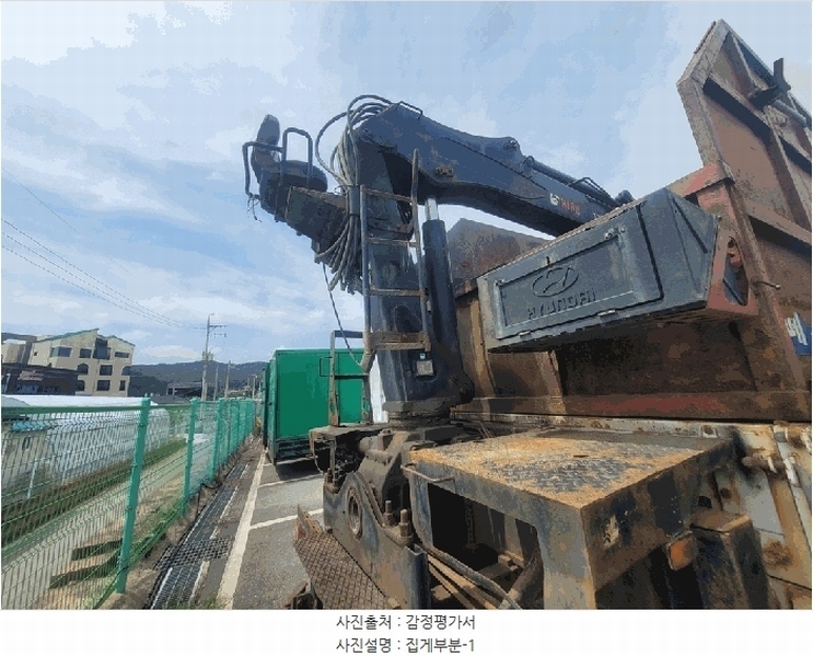 2025타경42092 경기도 안성시 원곡면 내가천리 12-3, 롯데렌탈안성경매장 토미메가1.5톤크레인집게차 경매 이미지
