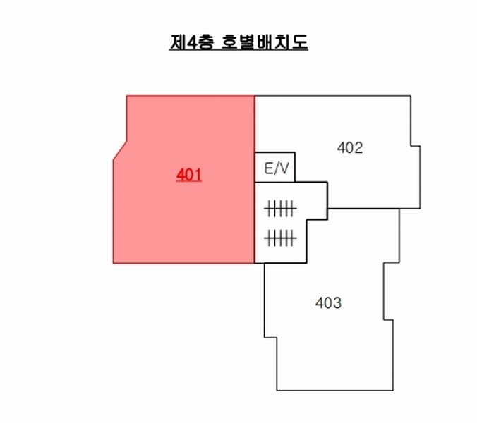 2024타경2003 경기도 평택시 남산로26번길 57-15, 갤러리피앤피2차 4층 401호 다세대(빌라)[공급20평형] 경매 이미지