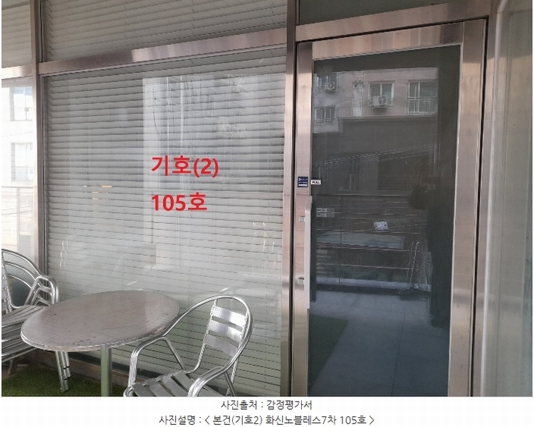 2024타경5217 경기도 평택시 신장로82번길 77, 화신노블레스7차 1층 105호 근린상가 경매 이미지
