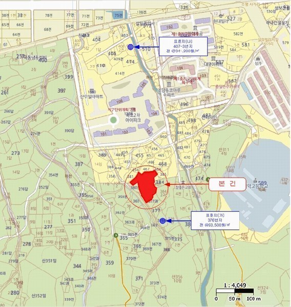 2025타경257 강원특별자치도 속초시 조양동 379 농지 경매 이미지