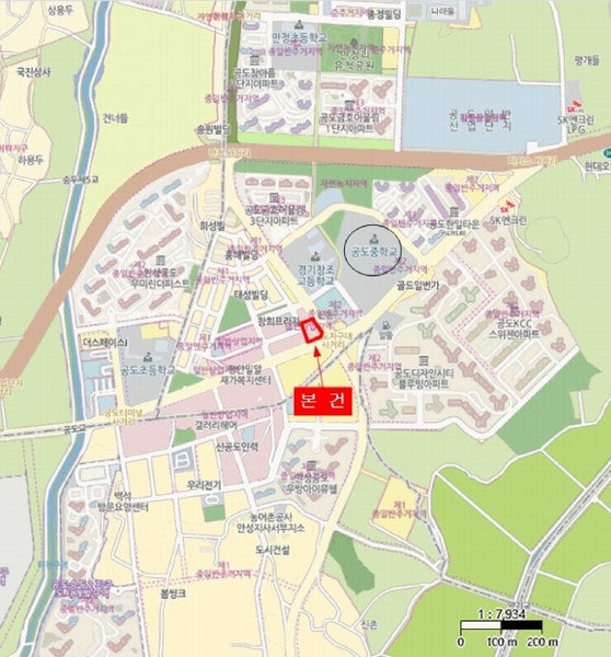 2025타경41450 경기도 안성시 공도읍 공도4로 3, 우성메디컬프라자 1동 7층 707호 근린상가 경매 이미지