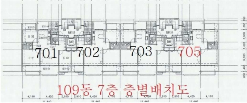 2025타경41736 경기도 평택시 팽성송화로 154, 송화지구우미이노스빌 109동 7층 705호 아파트[공급32평형] 경매 이미지