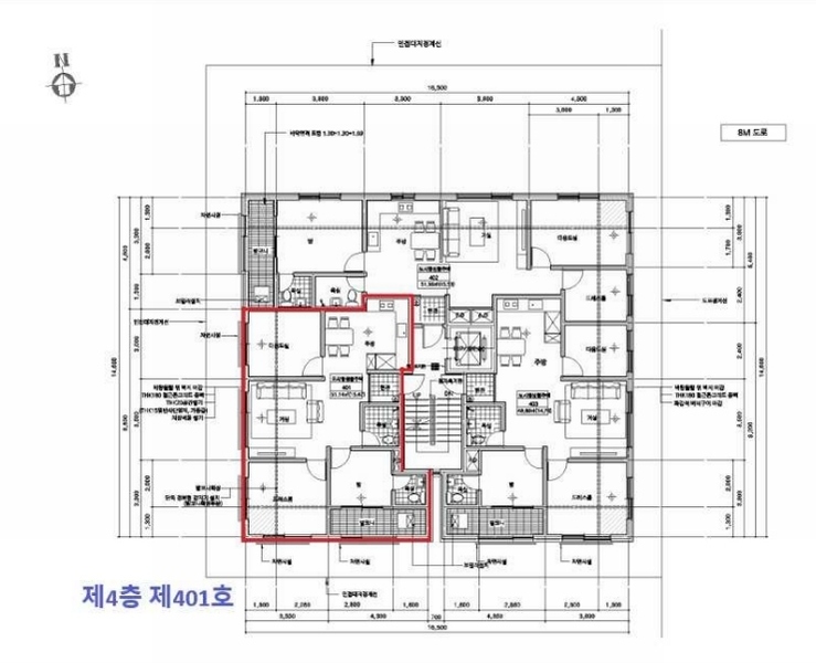 2025타경41770 경기도 평택시 점촌로10번길 32, 주건축물 1동 4층 401호 다세대(빌라)[공급17평형] 경매 이미지