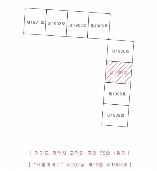 2025타경41783 경기도 평택시 서동대로 2651, 태평아파트 202동 19층 1907호 아파트[공급23평형] 경매 이미지
