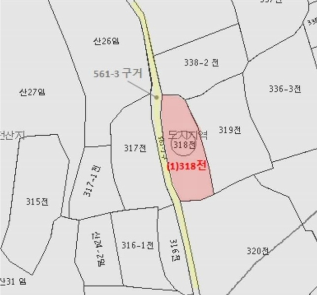 2025타경41808 경기도 안성시 도기동 318 농지 경매 이미지