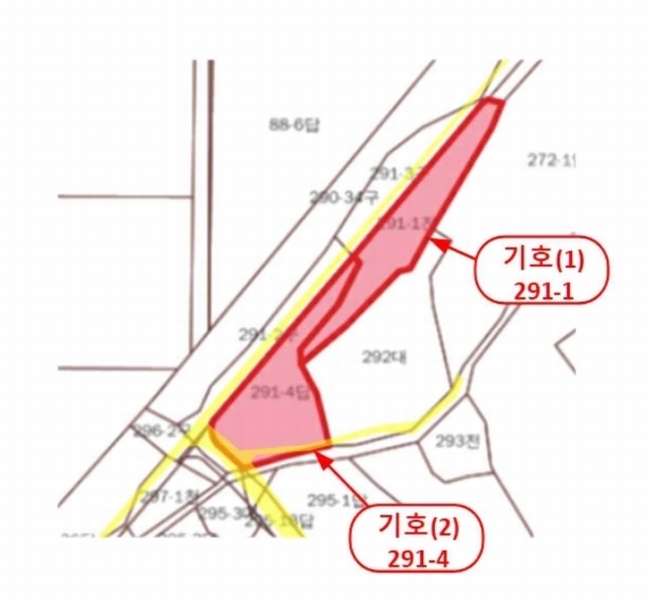 2025타경41863 경기도 평택시 팽성읍 신대리 291-1 농지 경매 이미지
