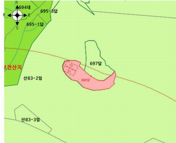 2025타경41871 경기도 안성시 죽산면 매산리 698 농지 경매 이미지