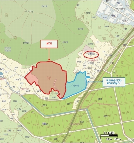 2025타경41880 경기도 안성시 양성면 덕봉리 산38-2 임야 경매 이미지