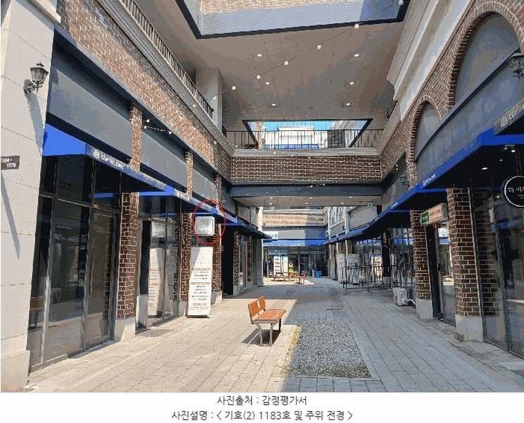 2025타경41896 경기도 평택시 비전5로 10, 평택가로수길센트럴돔 1층 1183호 근린상가 경매 이미지