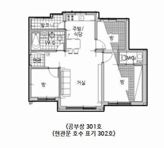 2025타경41768 경기도 평택시 남산로65번길 15-7, 제이캐슬 에이동 3층 301호 다세대(빌라)[공급23평형] 경매 이미지