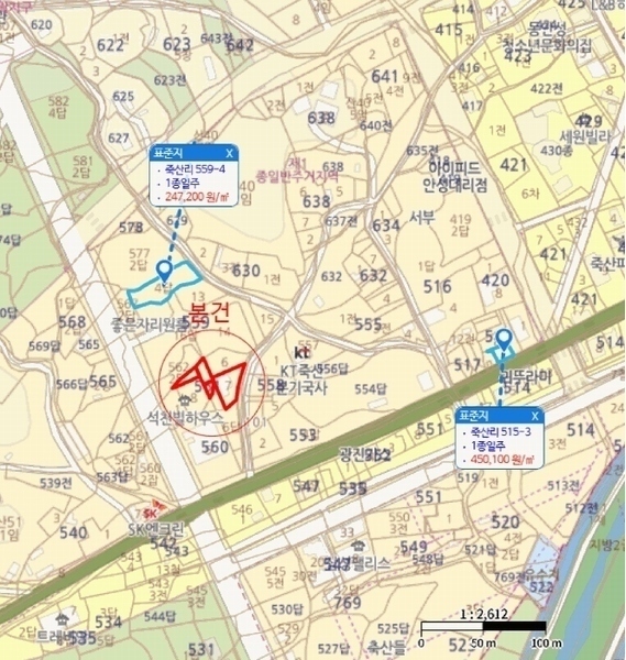 2025타경41642 경기도 안성시 죽산면 죽산리 561-7 근린주택 경매 이미지