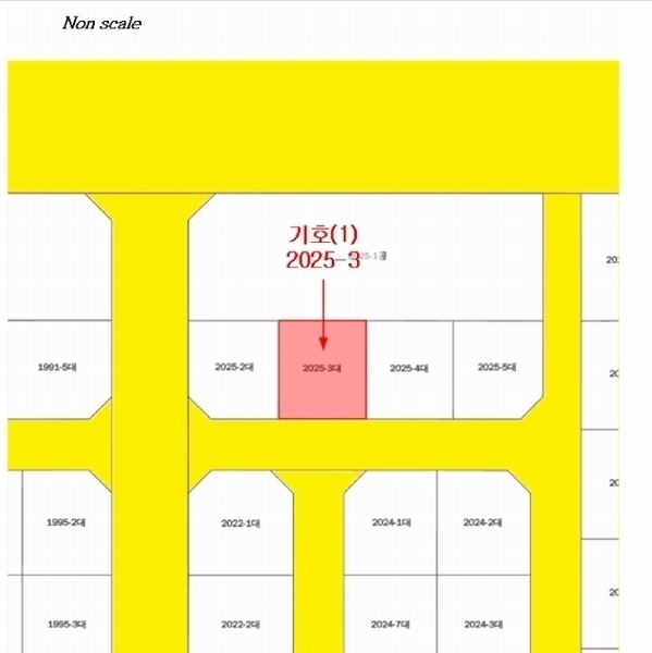 2025타경41912 경기도 평택시 고덕동 2025-3 대지 경매 이미지