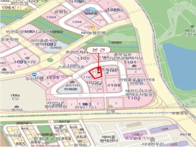 2024타경175 경기도 평택시 비전5로 20-51, 탑3빌딩 4층 403호 근린상가 경매 이미지