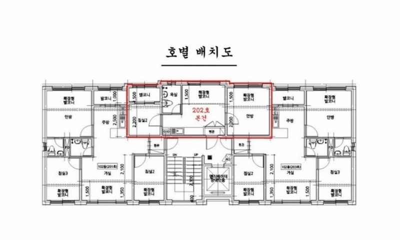 2025타경10784 서울특별시 금천구 문성로 48, 라온하우스 102동 2층 202호 다세대(빌라)[공급13평형] 경매 이미지