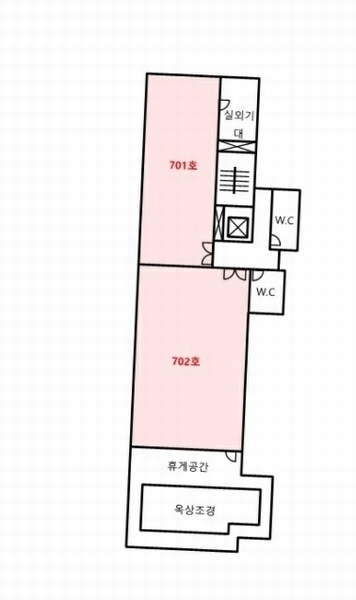 2024타경5002 경기도 평택시 탄현로 58, 강희프라자 7층 701호외1개호 근린상가 경매 이미지