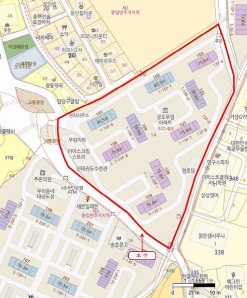 2024타경57065 경기도 안성시 공도읍 진사길 27, 우림임대아파트 101동 16층 1605호 아파트[공급25평형] 경매 이미지