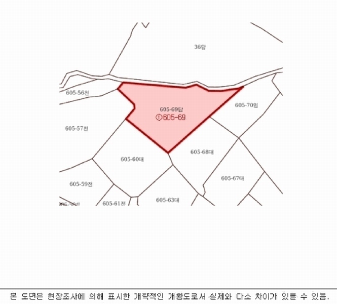 2025타경627 경상남도 사천시 정동면 고읍리 605-69 농지 경매 이미지
