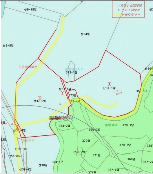 2025타경41005 경기도 평택시 현덕면 기산리 산37-1 임야 경매 이미지