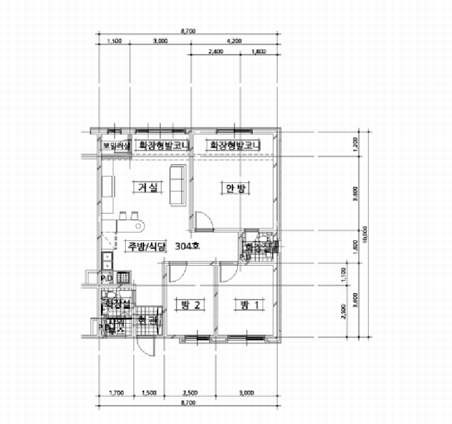 2025타경41702 경기도 평택시 남산로 59, 디자인하우스 1동 3층 304호 다세대(빌라)[공급36평형] 경매 이미지