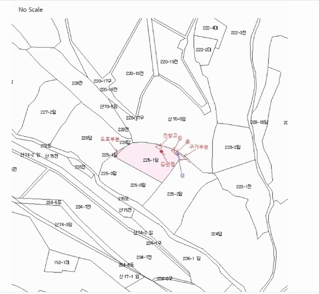 2025타경41747 경기도 안성시 원곡면 내가천리 225-1 농지 경매 이미지