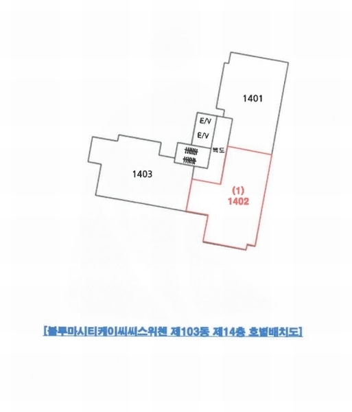 2025타경11478 울산광역시 북구 산하중앙1로 6, 블루마시티케이씨씨스위첸 103동 14층 1402호 아파트[공급34평형] 경매 이미지