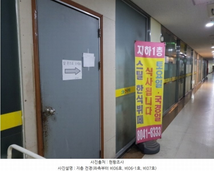 2024타경6222 경기도 시흥시 오이도로 21, 에이-랜드에쓰비센타 지층 비07호 근린상가 경매 이미지