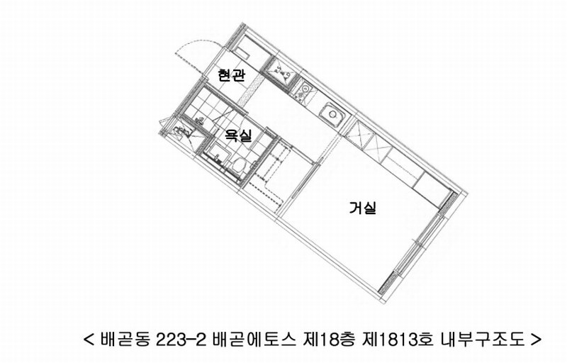2024타경66705 경기도 시흥시 서울대학로264번길 26-12, 배곧에토스 18층 1813호 오피스텔[계약18평형] 경매 이미지