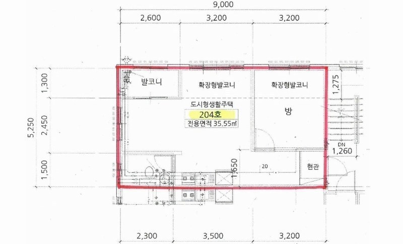 2024타경69773 경기도 안산시 상록구 본오로7길 46-7, 한솔빌리지 2층 204호 다세대(빌라) 경매 이미지