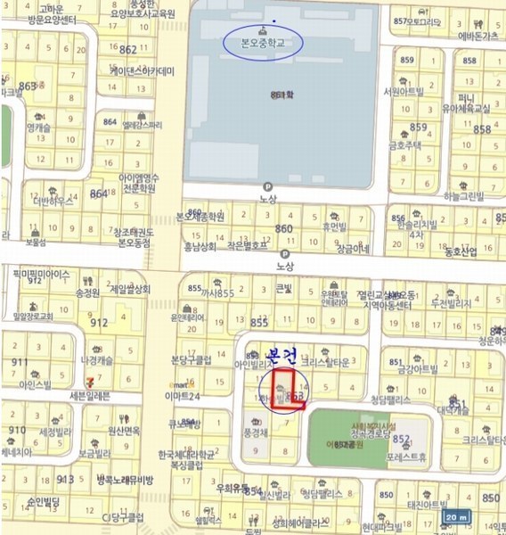 2024타경69773 경기도 안산시 상록구 본오로7길 46-7, 한솔빌리지 2층 204호 다세대(빌라) 경매 이미지
