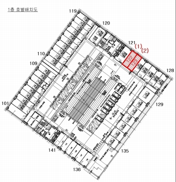 2024타경72267 경기도 시흥시 서울대학로 59-47, 엠-플러스테크노 1층 123호 근린상가 경매 이미지