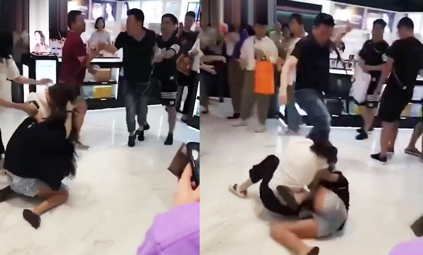 한국 면세점서 중국인들 난투극...中네티즌 "나라 망신이다"