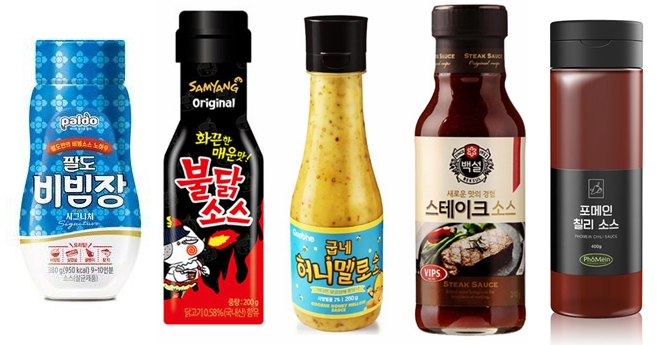 '팔도비빔장' '불닭소스'... 정식 출시된 5가지 소스
