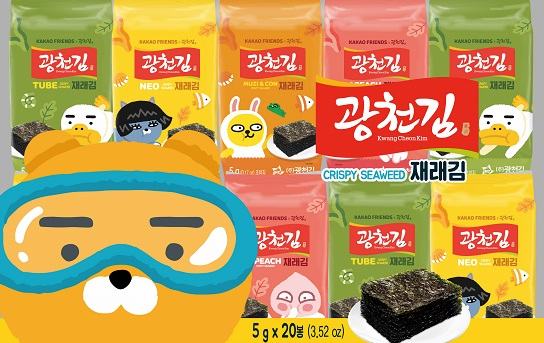카카오프렌즈, '광천 김'과 콜라보...스페셜 김 패키지 출시