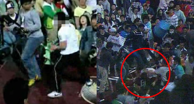 "어디서 행패냐" 사직야구장 양아치 다굴 사건