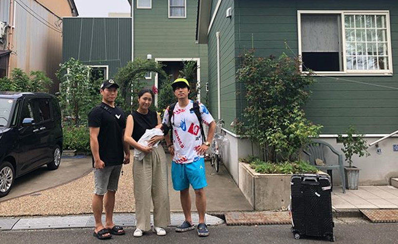 이시언 '일본 여행' 사진 공개 "고마스 후쿠이 생일 기념"