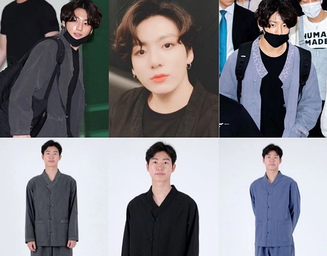 방탄 정국·뷔가 입은 34000원 생활 한복 인기... "승복 쇼핑몰 서버 다운되기도"